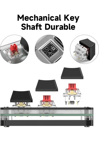 2.4g Mini Makro Pad Makro Programlama Klavyesi USB C Rgb Sıcak Değiştirme Oyun Özel Düğme Tuş Takımı 4 Tuşlu Düğme Multimedya (Yurt Dışından) fırsatları