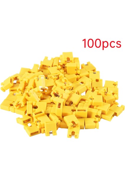 100 Adet 2,54 mm Jumper Kapağı Açık Tip Kısa Devre Kapağı Kısa Devre Bloğu Kısa Devre Kapağı Soket Pin Başlığı Bağlantı Bloğu, Sarı (Yurt Dışından) indirimleri