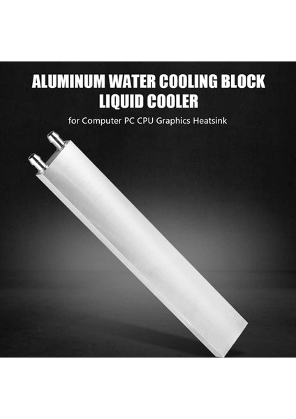 Bilgisayar ve Dizüstü Bilgisayar Işlemci Radyatörü Için Alüminyum Sıvı-Su Soğutma Bloğu Gümüş Isı Emici Sistem (240 Mm) (Yurt Dışından) modelleri