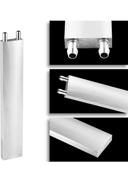 Bilgisayar ve Dizüstü Bilgisayar Işlemci Radyatörü Için Alüminyum Sıvı-Su Soğutma Bloğu Gümüş Isı Emici Sistem (240 Mm) (Yurt Dışından) fırsatları