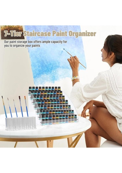 7 Katlı Boya Düzenleyici, 3 Bölmeli Kalemlik, Akrilik Düzenleyiciler, Yağlı Boya Tüpleri, Mürekkep Şişeleri ve Alet Saklama Alanı (Yurt Dışından) fırsatları