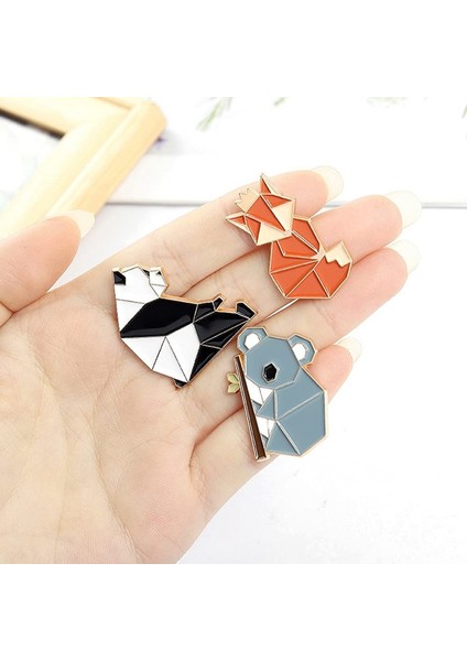 5 Parça Hayvan Emaye Iğne Seti Karikatür Panda Koala Alpaka Yaka Iğnesi Broşları Rozetler Sırt Çantaları Ceketler Için (Yurt Dışından) fırsatları