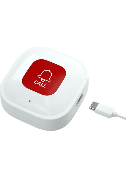 Tuya Wifi Akıllı Sos Çağrı Düğmesi Kablosuz Bakıcı Çağrı Cihazı Telefon Uyarı Vericisi Yaşlılar Için Acil Çağrı Düğmesi (Yurt Dışından)