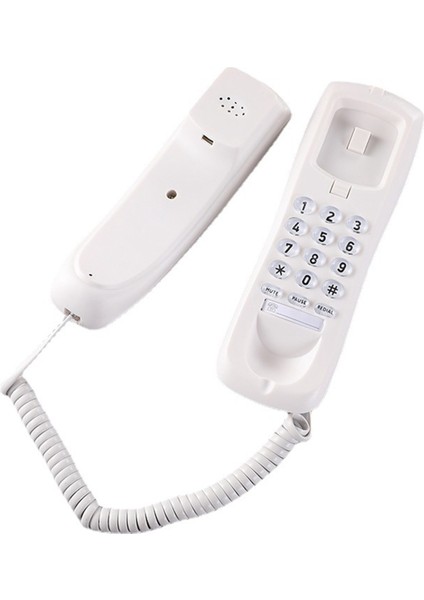 Duvar Telefonu, Kablolu Telefon, Sabit Telefon, Ev Telefonu, Küçük Uzatma, Küçük Yukarı Uzatma, Otel Ev Ofisi Beyaz (Yurt Dışından)