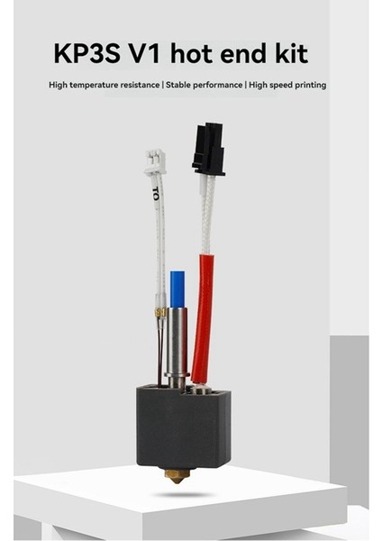KP3S V1 24V 60W 0,4 mm Pirinç Nozul Termistör Isıtıcı Boğaz Sıcak Uç Kiti Için 2 Set Sıcak Uç Kiti (Yurt Dışından) modelleri