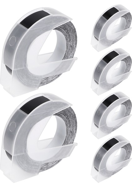 Etiket Yapıcı 1880 E-101 Için Kabartma Etiket Bandıyla Uyumlu 6 Adet Etiket Bandı 9mm x (Yurt Dışından) fiyatları