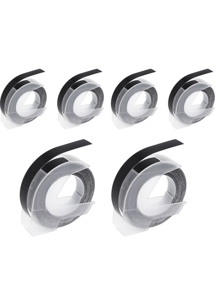 Etiket Yapıcı 1880 E-101 Için Kabartma Etiket Bandıyla Uyumlu 6 Adet Etiket Bandı 9mm x (Yurt Dışından) fırsatları