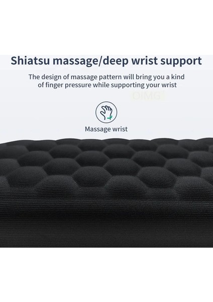 Pc Dizüstü Bilgisayar Oyun Klavyesi ve Faresi Için Ergonomik Bilek Desteği Fare ve Klavye Koruma Desteği Masaj Dokusu Siyah (Yurt Dışından) modelleri