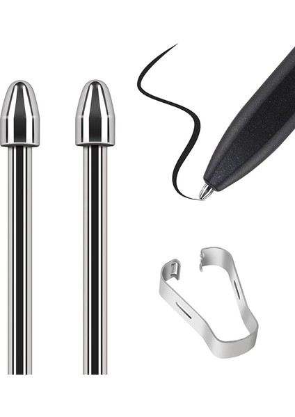 2 Tablet Için Yedek Işaretleyici Kalem Uçları - Titanyum Alaşımlı Metal Uç/uçlar (2 Adet) (Yurt Dışından) fiyatları