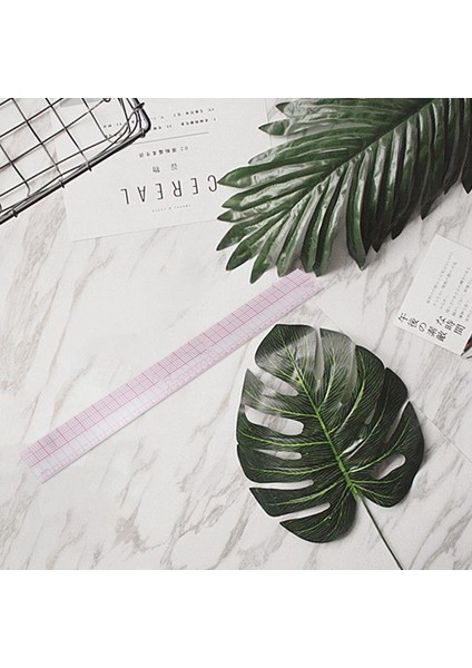 Çizim Aracı Kareler Açılar Paralel Çizgi Yumuşak Plastik Metrik Cetvel Şeffaf Pembe (Yurt Dışından) indirimleri