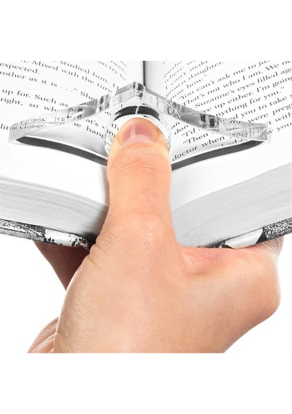 Şeffaf Sayfa Ayırıcı (Orta - 20 Mm) Başparmak Halkalı Sayfa Tutucu - Şeffaf Başparmak Ayracı - Okuma Aksesuarları (Yurt Dışından) fiyatları