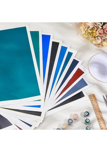 10 Adet Gravür Işaretleme Kağıdı, Kazıyıcılı Renkli Gravür Kağıdı, Metal Seramikler Için Renkli Optik Işaretleme Kağıdı (Yurt Dışından) modelleri