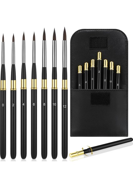 Seyahat Suluboya Fırçaları, Sanatçı Fırçaları, Çıkarılabilir Seyahat Suluboya Seti, Suluboya Akrilik Mürekkep Guaj Için Uygun (Yurt Dışından)