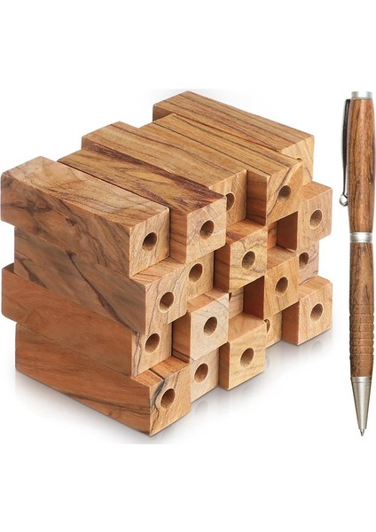 20 Adet Önceden Delinmiş 7mm Zeytin Ağacı Kalem Boşlukları Ahşap Torna Kalem Tornalama Seti Kalem Yapımı Malzemeleri 2 1/2 x 3/4 x 3/4 Inç (Yurt Dışından) modelleri