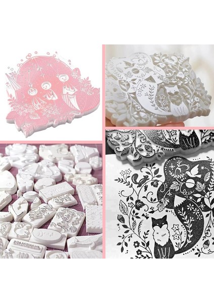 10 Parça Kauçuk Bloklar, Oyması Kolay Kauçuk Damga Malzemeleri, Kendin Yap Projeleri, Scrapbook Kart Yapımı Için El Sanatları Malzemeleri (Yurt Dışından) indirimleri