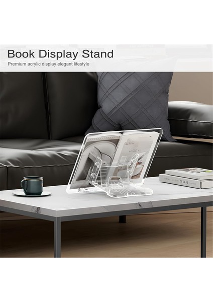 Akrilik Kitap Standı, Açı Ayarlanabilir Kitap Sergileme Standı, Katlanabilir Yemek Kitabı Standı, Dergiler Için Kitap Tutucu (Yurt Dışından) fiyatları