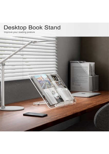 Akrilik Kitap Standı, Açı Ayarlanabilir Kitap Sergileme Standı, Katlanabilir Yemek Kitabı Standı, Dergiler Için Kitap Tutucu (Yurt Dışından) modelleri