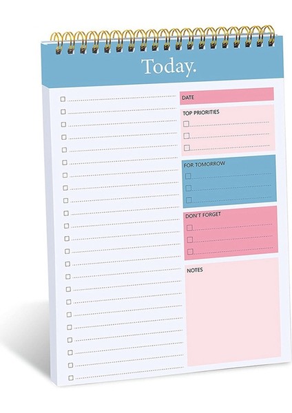 2 Parça Yapılacaklar Listesi Not Defteri Planlayıcı Not Defteri, 5,6 x 8,5 Inç Haftalık Planlayıcı Günlük Görev Defteri Verimlilik Notu Düzenleyici (Yurt Dışından) indirimleri