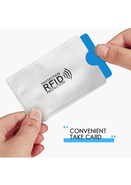 10 Adet Alüminyum Folyo Anti-Degaussing Kart Kılıfı Rfıd Koruma Çantası Nfc Kredi Kartı Hırsızlık Önleyici Fırça Kimlik Kartı Koruyucusu (Yurt Dışından) fırsatları