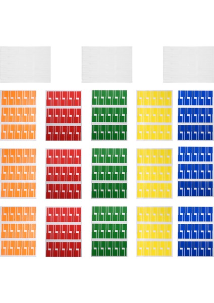 540 Adet/18 Yaprak Kablo Etiketleri Etiketler Kablo Işaretleyicileri Kendinden Yapışkanlı Kablo Etiketleri Su Geçirmez Koparma Tel Etiketleri (Yurt Dışından) fiyatları