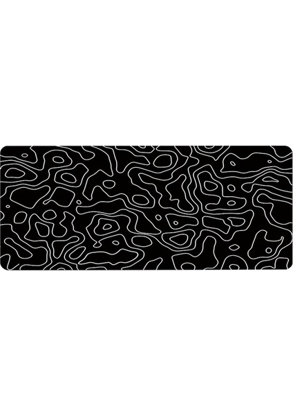 Masa Matı, Topografik Kontur Genişletilmiş Büyük Mouse Pad Bilgisayar Klavye Mouse Matı Kaymaz Tabanlı (31,5X11,8 Inç) D (Yurt Dışından) fiyatları