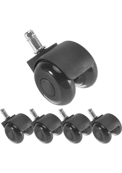 Ofis Koltuğu Tekerlekleri, Çalışma ve Oyun Koltuğu Için 2 Inç Yedek Yumuşak Sessiz Masa Tekerlekleri, Ağır Hizmet Tipi ve Güvenli Yuvarlanma (Yurt Dışından) fırsatları
