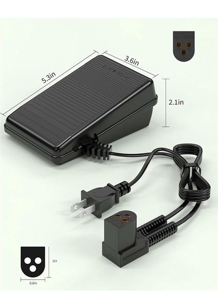 Değişken Hızlı Ayak Pedalı Kontrol Teknolojisine Sahip Ayak Pedalı Güç Kablosu Abd Fişi (Yurt Dışından) indirimleri