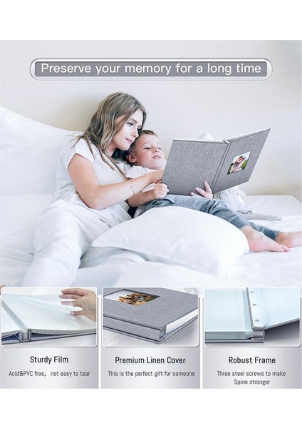 Fotoğraf Albümü Kendinden Yapışkanlı, Resim Sergileme Pencereli, 40 Sayfalık Kendin Yap Karalama Defteri, Keten Kapaklı Anı Defteri (Yurt Dışından) indirimleri