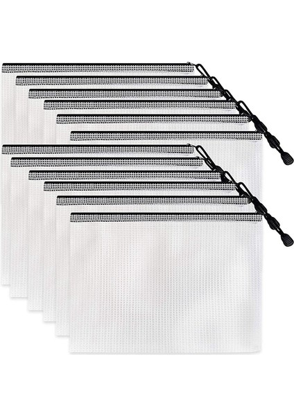 12 Adet Fermuarlı Dosya Çantası A4 Fermuarlı File Çanta Masa Oyunu Saklama Çantası Pvc Dosya Çantası Ofis Malzemeleri Saklama Çantası (34CMX24CM) (Yurt Dışından) fiyatları