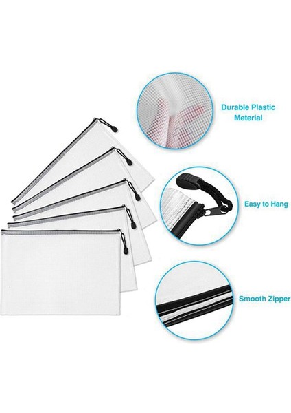 12 Adet Fermuarlı Dosya Çantası A4 Fermuarlı File Çanta Masa Oyunu Saklama Çantası Pvc Dosya Çantası Ofis Malzemeleri Saklama Çantası (34CMX24CM) (Yurt Dışından) modelleri