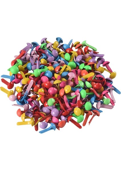 200 Adet Mini Paris Bağlantı Elemanı Seti Çok Renkli Damgalama Scrapbooking Dıy Aracı 4,5 mm (Yurt Dışından) fiyatları