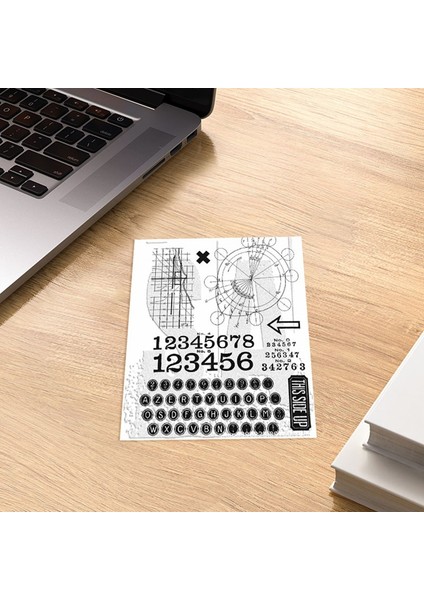 Kart Yapımı Desenleri, Sevgililer Günü, Noel Tatil Kartları ve Kendin Yap Defter Günlüğü Için Şeffaf Damga TH53 (Yurt Dışından) modelleri