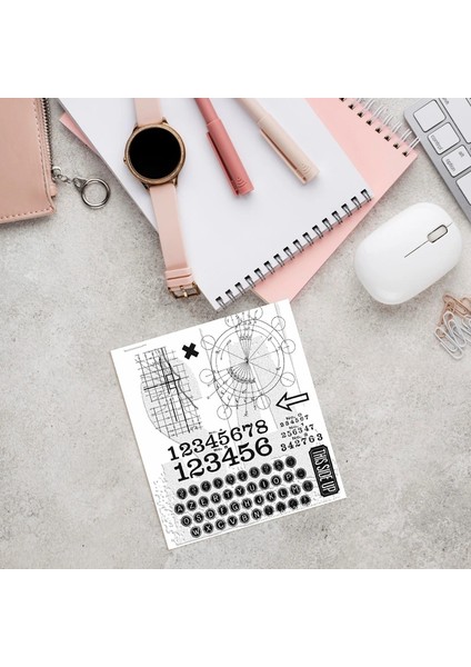 Kart Yapımı Desenleri, Sevgililer Günü, Noel Tatil Kartları ve Kendin Yap Defter Günlüğü Için Şeffaf Damga TH53 (Yurt Dışından) fırsatları