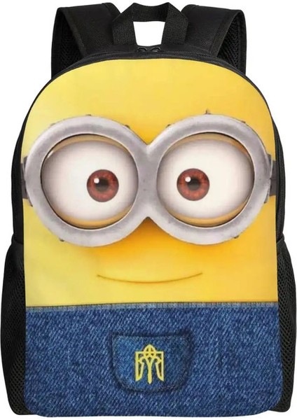 Özel M-Miniones Dizüstü Bilgisayar Sırt Çantası Kadın Erkek Kolej Okulu Öğrencisi Için Günlük Kitap Çantası Komik Desen Bagcolor: 23/boyut: Sırt Çantası (Yurt Dışından)