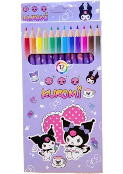 Kulomi Çocuk Resim Grafiti 12 Renkli Kalem (Yurt Dışından)