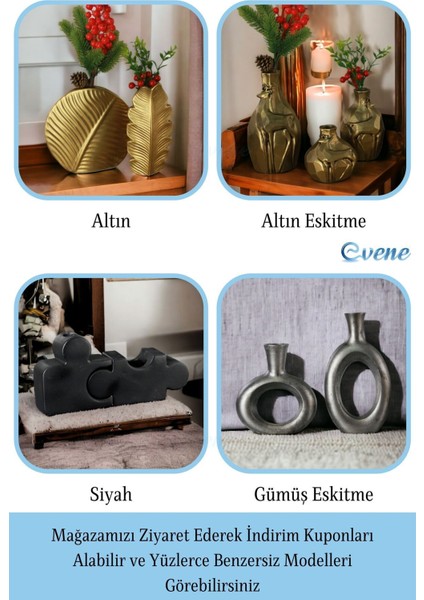 Vazo Küçük Vazo Masa Üstü Vazo Ev Dekorasyon Vazo Model 31