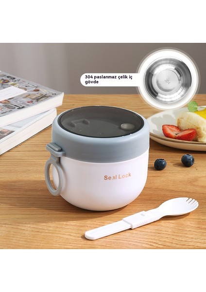 Yeni Büyük Kapasiteli 304 Paslanmaz Çelik Yalıtımlı Öğle Yemeği Kutusu (Yurt Dışından)