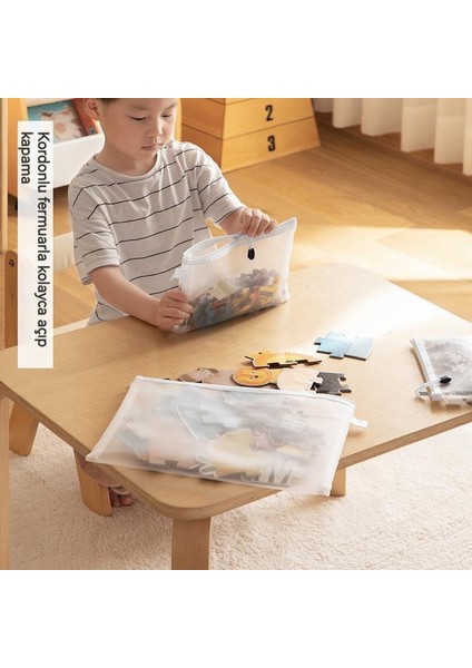 9 Parçalı Ofis Örgü Belge Çantası Seti A4 / A5 / A6 Şeffaf Veri Çantası Kalem Kutusu (Yurt Dışından) fırsatları