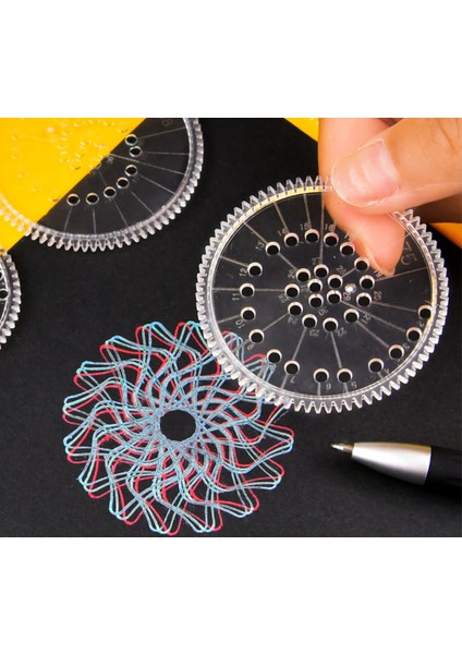Yeni 28 Parçalı Set Çok Işlevli Kaleydoskop Cetveli (Yurt Dışından) modelleri