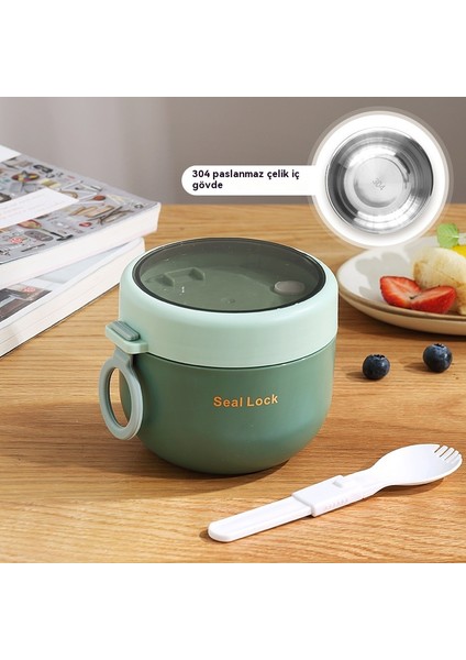 Yeni Büyük Kapasiteli 304 Paslanmaz Çelik Yalıtımlı Öğle Yemeği Kutusu (Yurt Dışından)