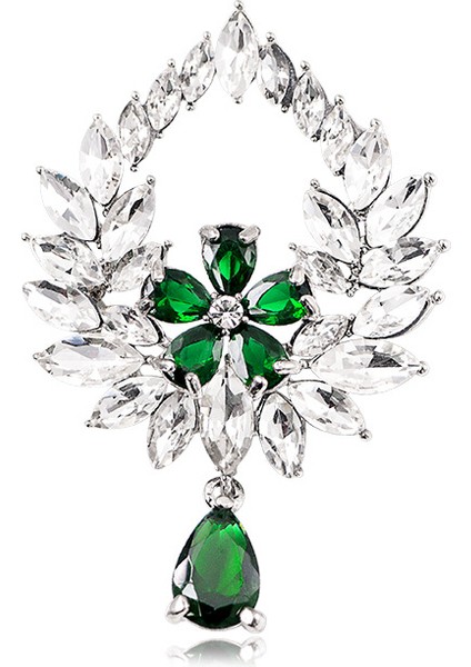 Yeni Retro Yüksek Dereceli Broş Klasik Mizaç Niş Tasarım Zarif Iğne Edebi Retro Tarzı Aksesuarlar (Yurt Dışından)