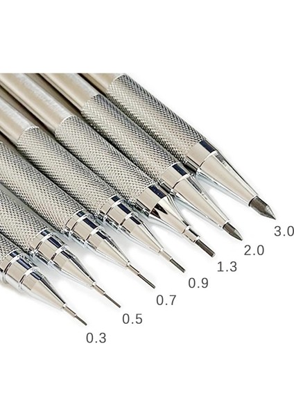 7 Yeni Paslanmaz Çelik Mekanik Kalem (Yurt Dışından)