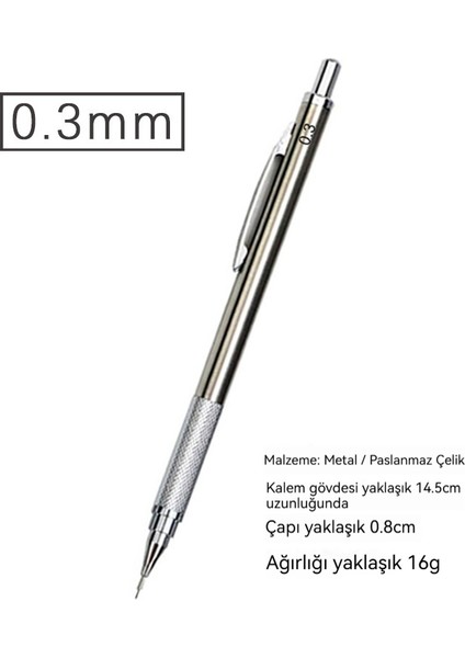 7 Yeni Paslanmaz Çelik Mekanik Kalem (Yurt Dışından) fiyatları