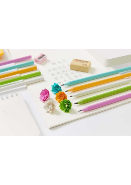 5 Adet Silgili Macaron Hb Kalem (Yurt Dışından) fiyatları
