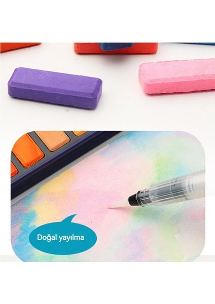 12 Renk Katı Suluboya Boya (Yurt Dışından) fırsatları
