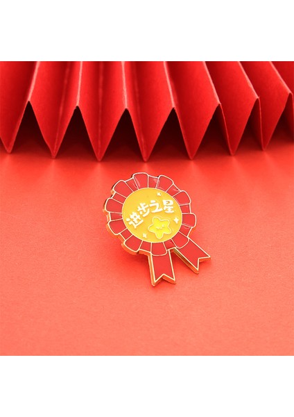 Yeni Broşlar Antik Stil Çalışma Rozetlerinin Altın Listesi Ortaokul ve Lise Giriş Sınavı Broşları Tezahürat Ilham Verici Kırmızı Öğrenci Hediyeleri (Yurt Dışından)