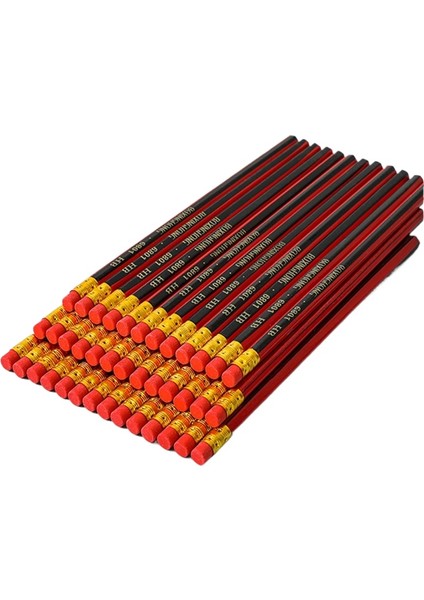 50 Hb Kauçuk Uçlu Yüksek Kaliteli Ahşap Kalemler (Yurt Dışından)
