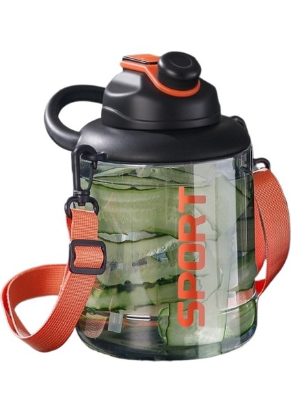 2000ML Büyük Kapasiteli Su Bardağı ile Açık Yaz Sporları ve Fitness (Yurt Dışından)