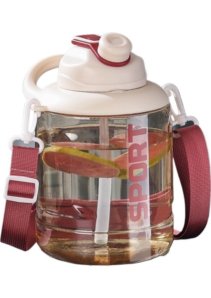 2000ML Büyük Kapasiteli Su Bardağı ile Açık Yaz Sporları ve Fitness (Yurt Dışından)