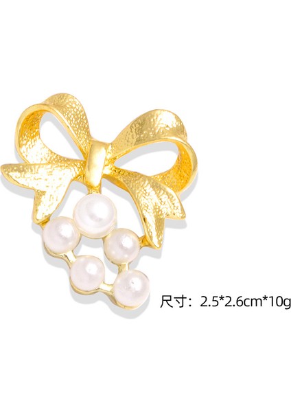 Yeni Fransız Retro Inci Geometrik Küpe Atılı Moda Mizaç Küpe Niş Işık Lüks Broş Takı (Yurt Dışından)